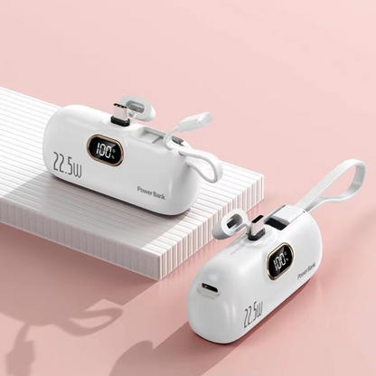 ⏰Limited Offer 50% OFF!🔥ChargeGo™ 5000mAh Mini Power Bank – Compatible with mobile phones and watches