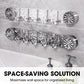 👍Buy More Save More👍Multipurpose Stylish Wall-Mounted Hooks Organizer