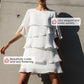 💕Mother's Day Special Sale 50% OFF!!🎁Women's Elegant Layered Ruffle Sleeve Dress – Effortless Style for Every Occasion💃