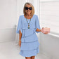 💕Mother's Day Special Sale 50% OFF!!🎁Women's Elegant Layered Ruffle Sleeve Dress – Effortless Style for Every Occasion💃