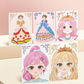 👑LAST DAY SALE ONLY ￡10.99!! 🎨 Princess Makeup & Diamond Painting Craft Kit – Mess-Free Paper Play, Realistic Fun for Girls ✨