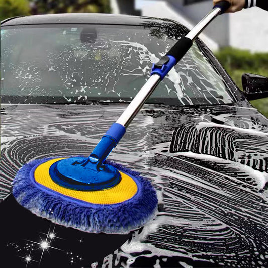 🫧Limited Sale 50% OFF🧼Durable Aluminum Long Handle Telescopic Car Wash Mop