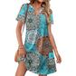 🔥LAST DAY SALE: ONLY ￡15.99!!💃Women's Elegant V-Neck Summer Vacation Dress