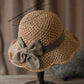 👒LAST DAY SALE ONLY ￡10.99!🌞Elegant Woven Straw Sun Hat with Bow