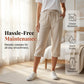 ⏳Time-Limited Sale⏰Women's Casual Cotton Linen Capris