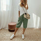 ⏳Time-Limited Sale⏰Women's Casual Cotton Linen Capris