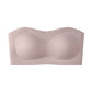 💖LAST DAY SALE 70% OFF!!💞Womens Strapless Bras Push Up Bandeau Bra Non Slip Wireless Supportive Padded Bras Seamless Comfortable Tube Jelly Bra