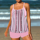 🔥 Limited-Time 50% OFF! 🔥Women's Two-Piece Blouson Tankini with Shorts