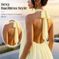 🔥LAST DAY SALE 70% OFF🔥Women’s Halter Neck Mini Dress – Slim-Fit, Sleeveless & Tie-Back ✨ | Elegant Summer Dress