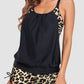 🏖️🩱2026 Hot Sale 70% OFF🌼Sexy Leopard Cross Back Two-Piece Tankini Swimsuit