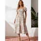 🌈2026 Summer Hot Sale 50% OFF!✨Square Neck Floral Midi Dress🌸