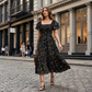 🌈2026 Summer Hot Sale 50% OFF!✨Square Neck Floral Midi Dress🌸