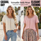 📢📢50% OFF !! ⏰Women's Casual Bohemian Style Hollow-Out Top