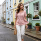 📢📢50% OFF !! ⏰Women's Casual Bohemian Style Hollow-Out Top