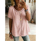 📢📢50% OFF !! ⏰Women's Casual Bohemian Style Hollow-Out Top