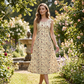 ⏰🍂Autumn Early Bird Sale-Women's Floral Print Sleeveless Maxi Dress with Pockets