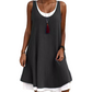 🌺Summer Hot Sale 60% OFF💐Women's Sleeveless Fake 2-Piece Dress