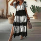 🌸Summer Hot Sale 60% OFF💃Women’s Causal V-Neck Gradient Dress