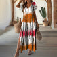 🌸Summer Hot Sale 60% OFF💃Women’s Causal V-Neck Gradient Dress