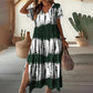 🌸Summer Hot Sale 60% OFF💃Women’s Causal V-Neck Gradient Dress