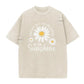 🏆 Last Day Special Price £13.99 ! 🔥Unisex Vintage Washed Daisy Print Loose Fit T-Shirt