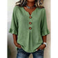 Women's Casual V-Neck Ruffle Sleeve Top