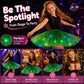 🏆 Last Day 50%OFF!🎁LED Light Up Sequin Tutu Skirt Star Mesh Princess Skirt for Girls and Adults
