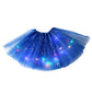 🏆 Last Day 50%OFF!🎁LED Light Up Sequin Tutu Skirt Star Mesh Princess Skirt for Girls and Adults