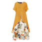 ⏳Summer Hot Sale!!⏰Women's Layered Look Floral Print Casual Dress💐