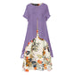 ⏳Summer Hot Sale!!⏰Women's Layered Look Floral Print Casual Dress💐