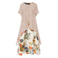 ⏳Summer Hot Sale!!⏰Women's Layered Look Floral Print Casual Dress💐