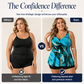 🏖️Summer Hot Sale 50% OFF💐Plus Size Two Piece Tankini Set with Swim Shorts for Women