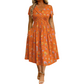 😍2026 NEW SALE-49% OFF😍Women's V-Neck Floral Print Dress with Twist Waist