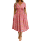 😍2026 NEW SALE-49% OFF😍Women's V-Neck Floral Print Dress with Twist Waist