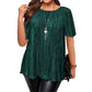 📢50% Off Now！🔥Flattering Pleated Plus Blouse