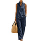 Women's Loose Sleeveless Top & Pants 2-Piece Set 