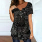 🌞Summer Sale-50% OFF💖Women's V Neck Short Sleeve T Shirt