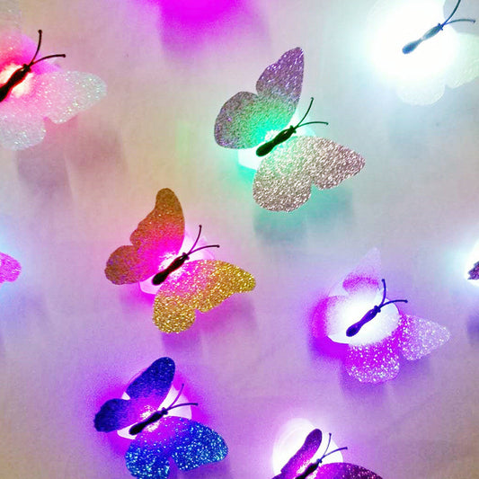 🦋 Colorful Three-Dimensional Butterfly Night Light