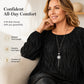 📢2026 Autumn New 49% OFF🔥Women's Plus Size Pleated Long Sleeve Top