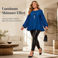 📢2026 Autumn New 49% OFF🔥Women's Plus Size Pleated Long Sleeve Top