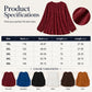📢2026 Autumn New 49% OFF🔥Women's Plus Size Pleated Long Sleeve Top