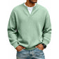 🔥 LAST DAY — ONLY £13.99! 👕 Men’s Textured Waffle Layered-Look Long-Sleeve Tee