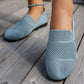 Women's Breathable Knit Flat Shoes