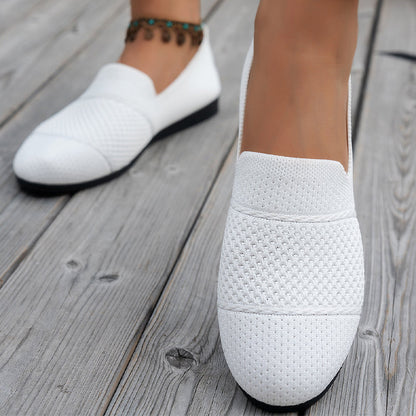Women's Breathable Knit Flat Shoes