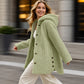 ⏳LAST DAY SALE ONLY ￡18.99!!✨🍂Women's Loose-Fit Hooded Plush Jacket