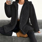 ⏳LAST DAY SALE ONLY ￡18.99!!✨🍂Women's Loose-Fit Hooded Plush Jacket