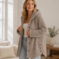 ⏳LAST DAY SALE ONLY ￡18.99!!✨🍂Women's Loose-Fit Hooded Plush Jacket