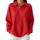 Women's Casual Waffle Knit Top
