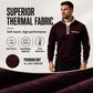 ⏳LAST DAY SALE ONLY ￡18.99!!✨Men's Warm-Lined Quarter-Zip Pullover
