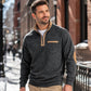 ⏳LAST DAY SALE ONLY ￡18.99!!✨Men's Warm-Lined Quarter-Zip Pullover